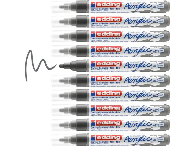 edding Acrylmarker 5100 Medium, Anthrazit