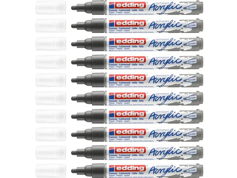 edding Acrylmarker 5100 Medium, Anthrazit