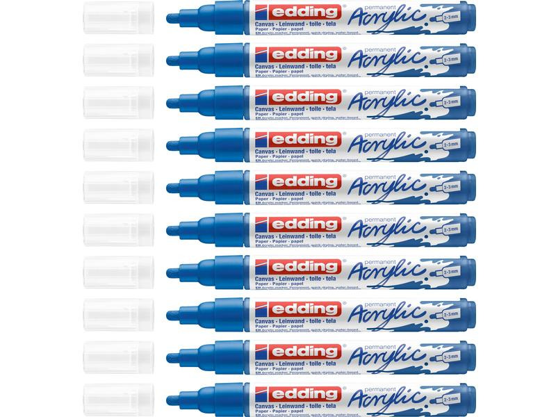 edding Acrylmarker 5100 Medium, Blau