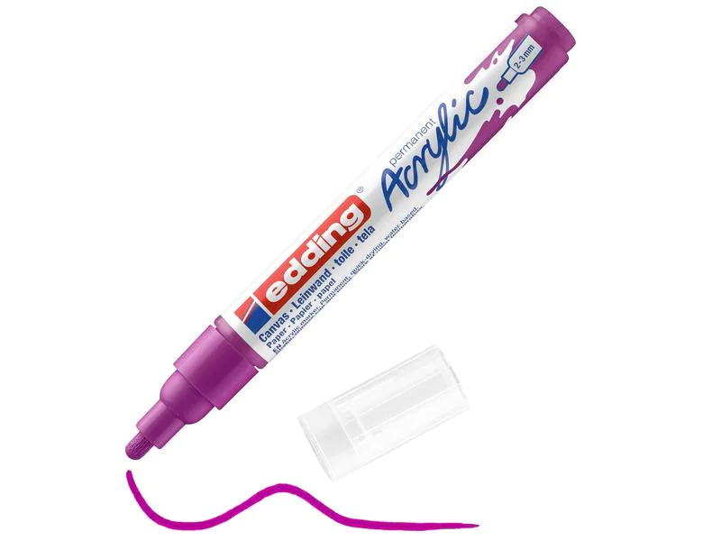edding Acrylmarker 5100 Medium, Brombeer