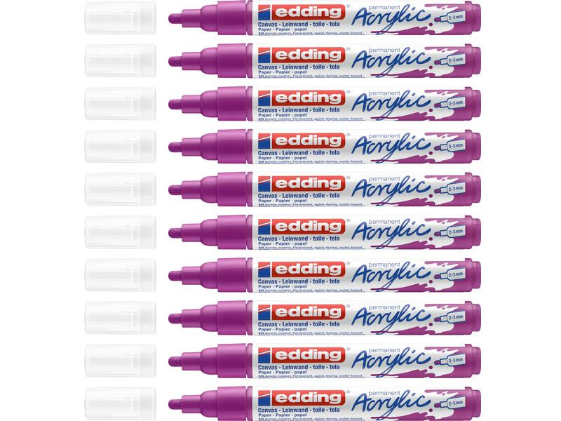 edding Acrylmarker 5100 Medium, Brombeer