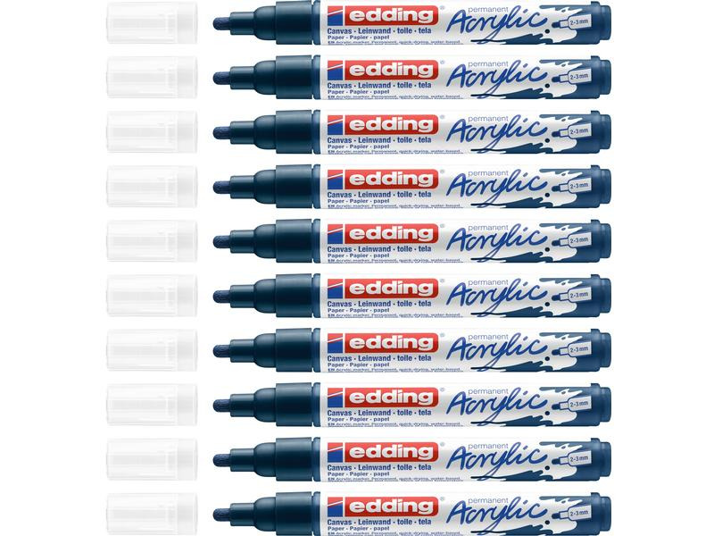 edding Acrylmarker 5100 Medium, Dunkelblau