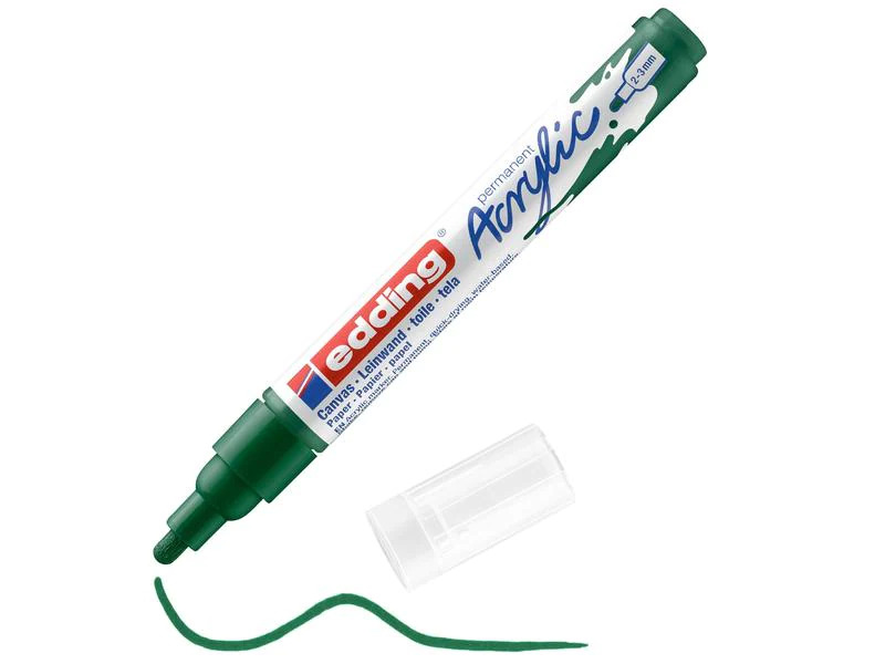 edding Acrylmarker 5100 Medium, Dunkelgrün
