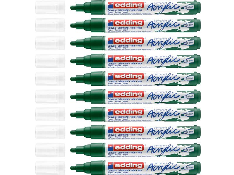 edding Acrylmarker 5100 Medium, Dunkelgrün