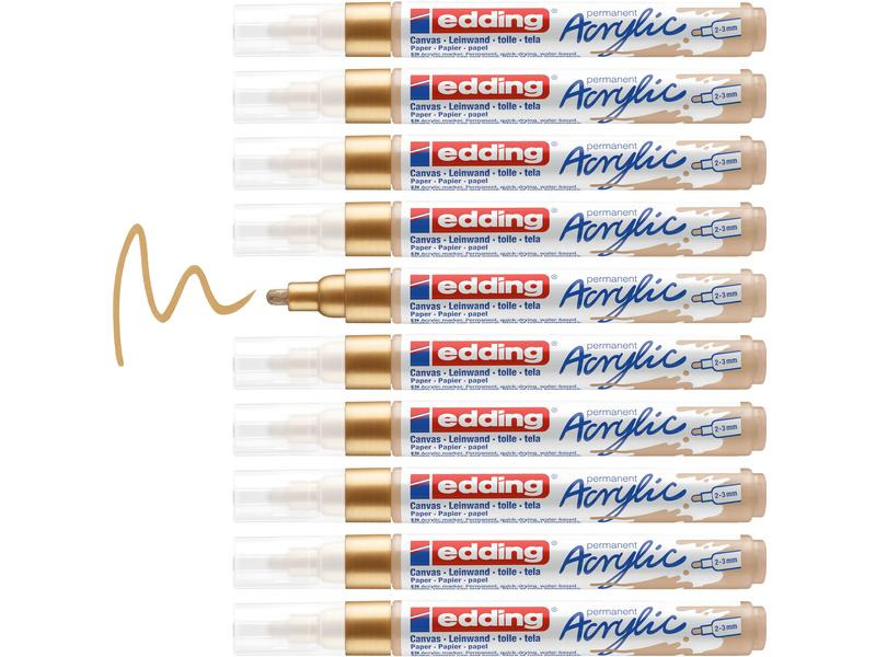 edding Acrylmarker 5100 Medium, Gold