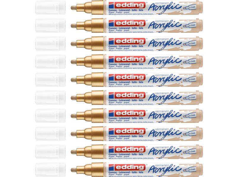 edding Acrylmarker 5100 Medium, Gold