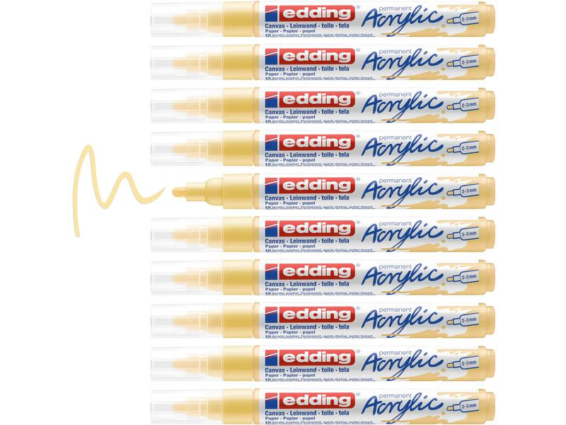 edding Acrylmarker 5100 Medium, Hellgelb