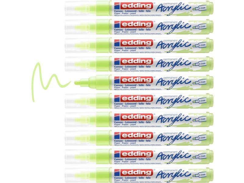 edding Acrylmarker 5100 Medium, Hellgrün