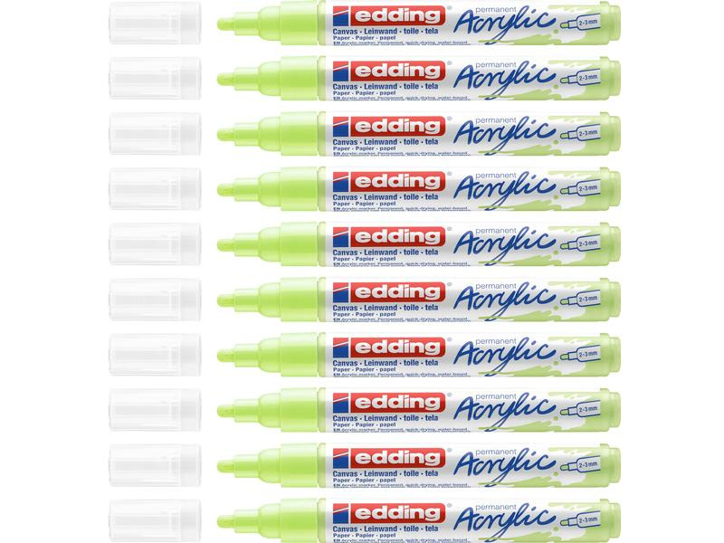 edding Acrylmarker 5100 Medium, Hellgrün