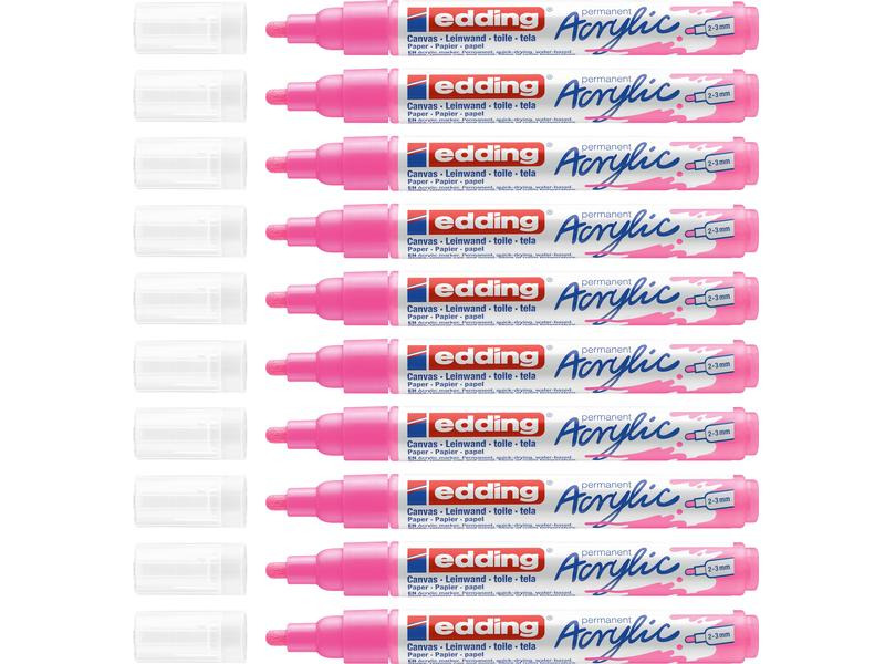 edding Acrylmarker 5100 Medium, Neonpink