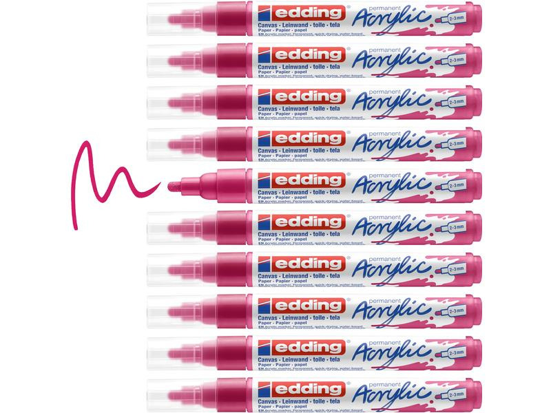 edding Acrylmarker 5100 Medium, Rosa