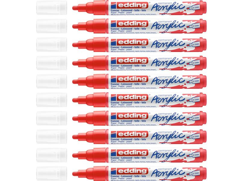 edding Acrylmarker 5100 Medium, Rot