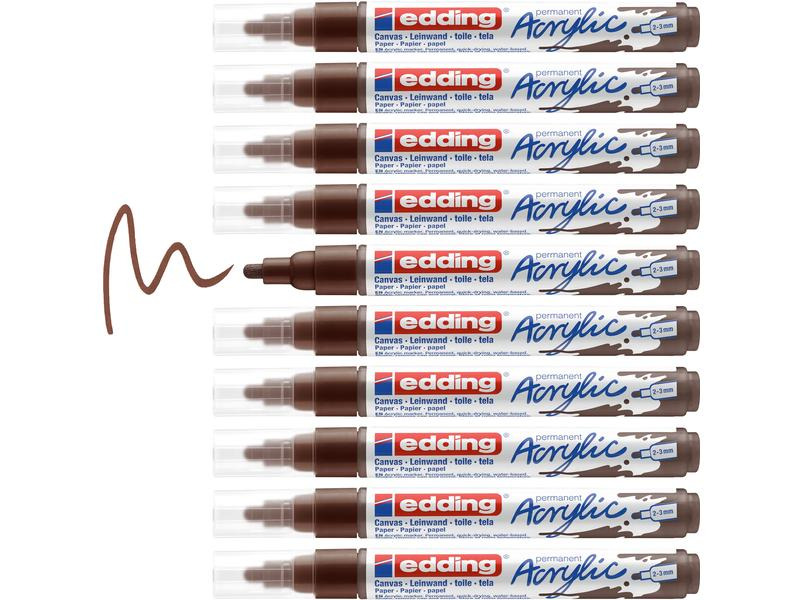 edding Acrylmarker 5100 Medium, Schokolade