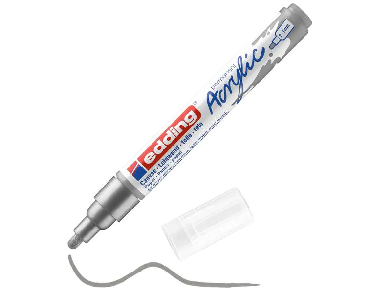 edding Acrylmarker 5100 Medium, Silber