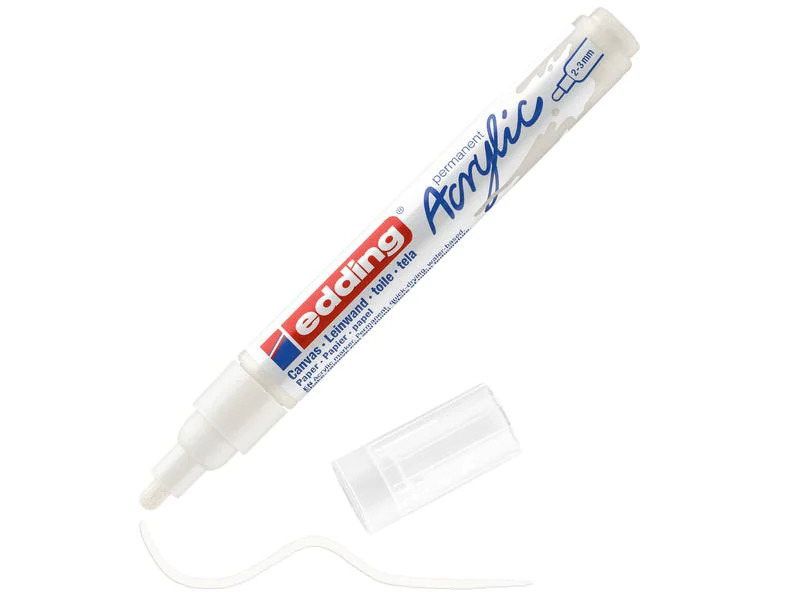 edding Acrylmarker 5100 Medium, Weiss