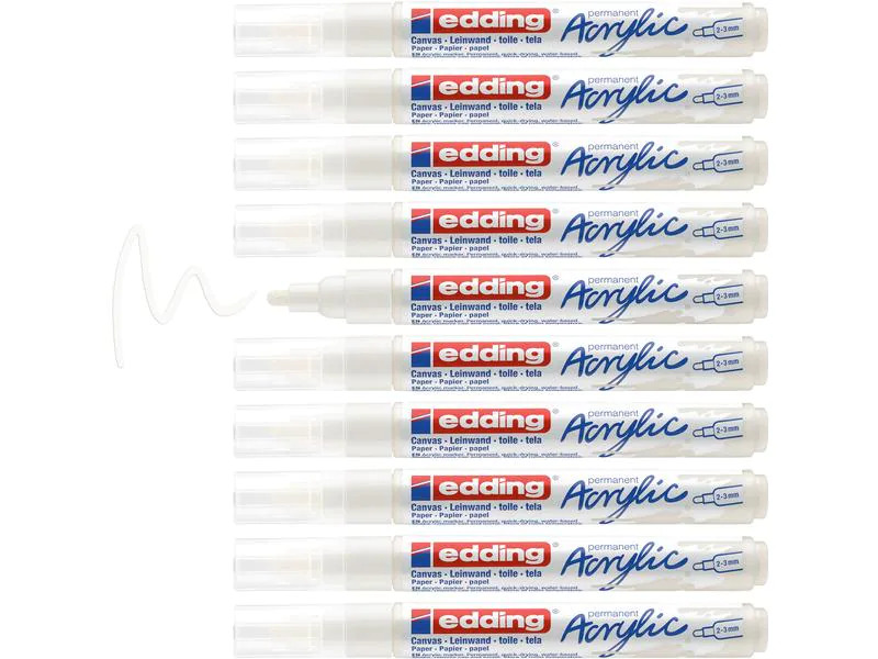 edding Acrylmarker 5100 Medium, Weiss