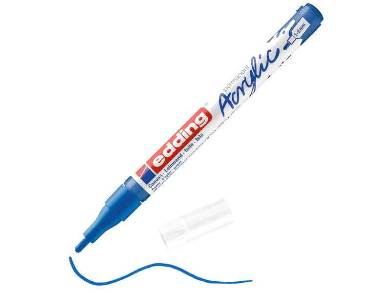 edding Acrylmarker 5300 Fein, Blau