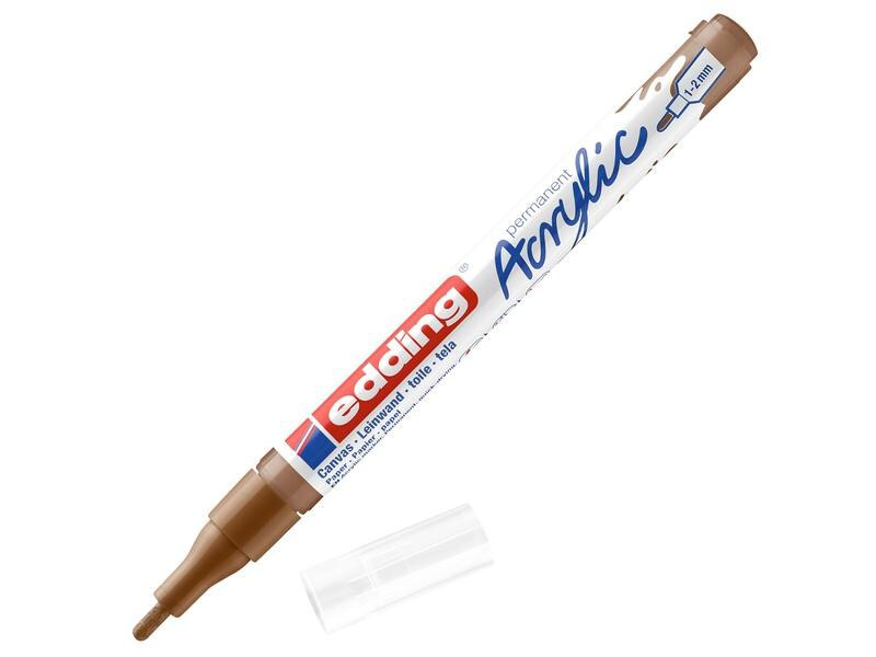 edding Acrylmarker 5300 Fein, Braun