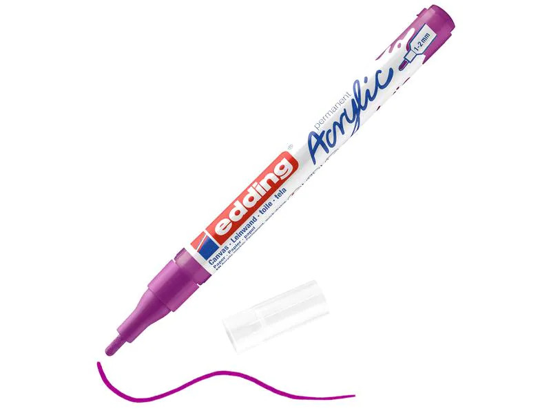 edding Acrylmarker 5300 Fein, Brombeer