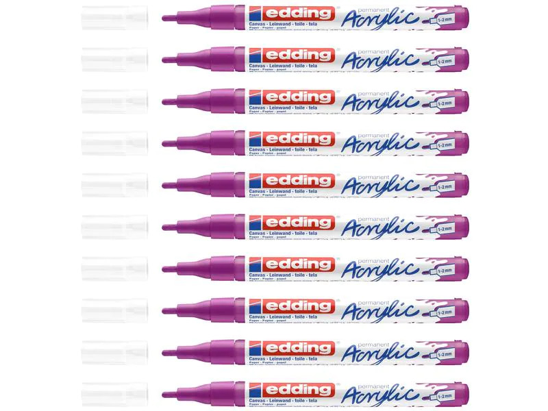 edding Acrylmarker 5300 Fein, Brombeer