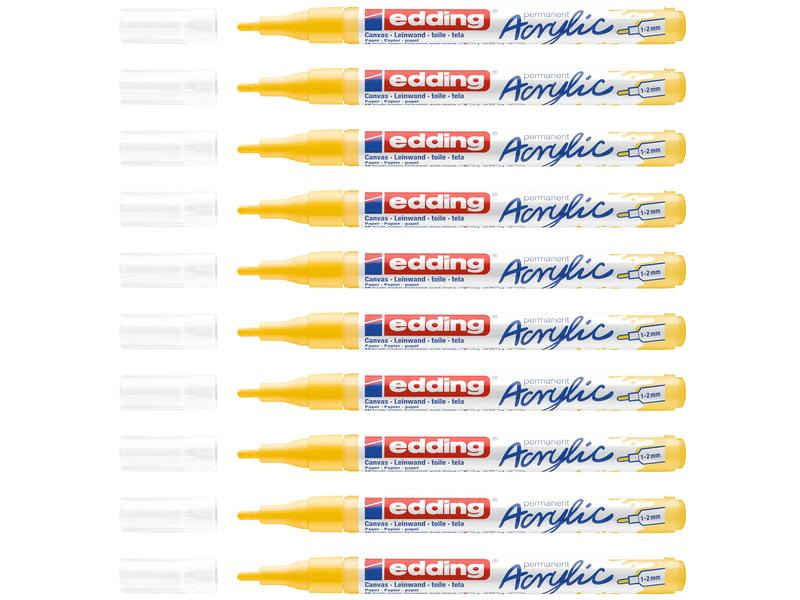 edding Acrylmarker 5300 Fein, Gelb