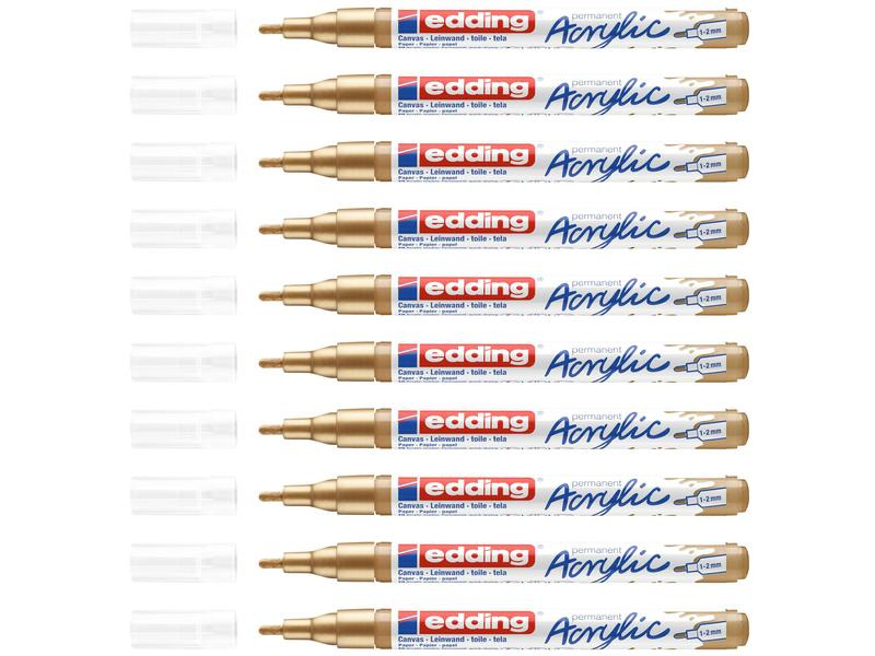 edding Acrylmarker 5300 Fein, Gold