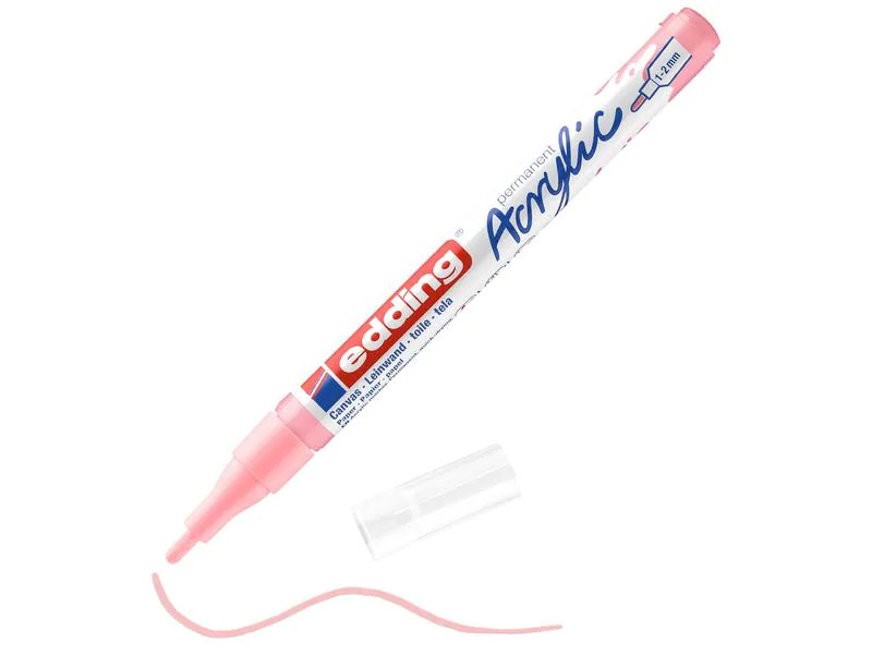 edding Acrylmarker 5300 Fein, Hellrosa