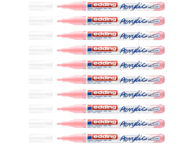 edding Acrylmarker 5300 Fein, Hellrosa