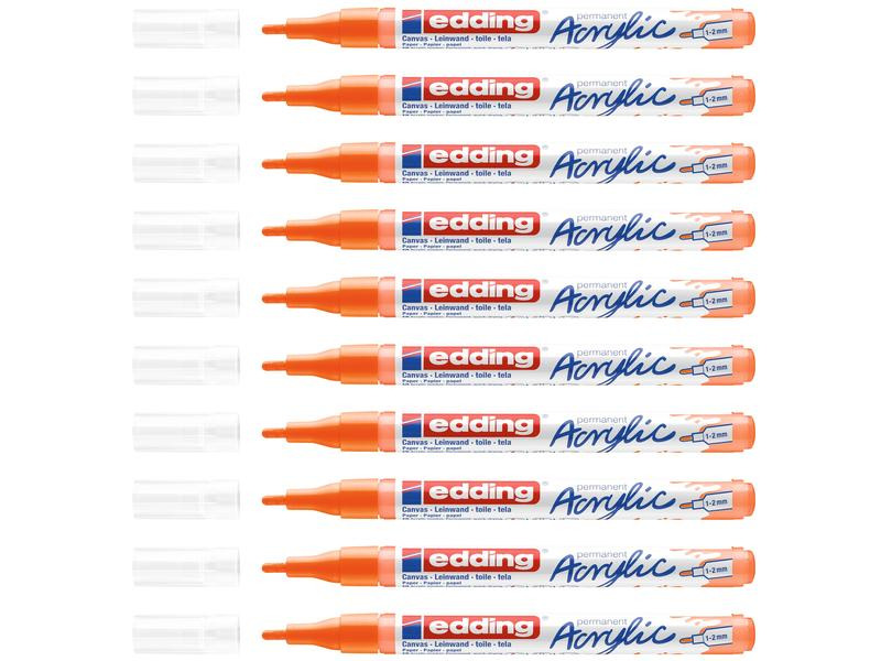 edding Acrylmarker 5300 Fein, Neonorange