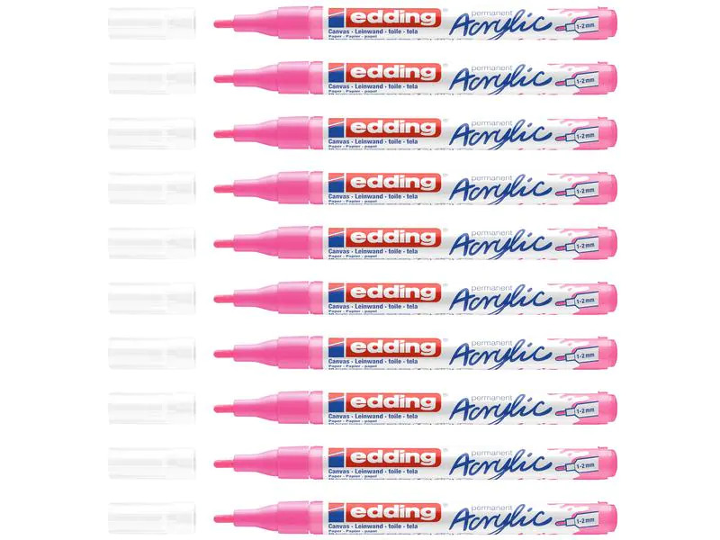 edding Acrylmarker 5300 Fein, Neonpink