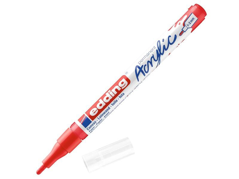 edding Acrylmarker 5300 Fein, Rot