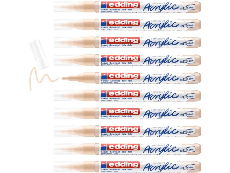 edding Acrylmarker 5300 Fein, Warmbeige