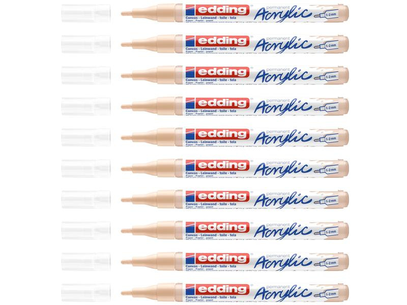 edding Acrylmarker 5300 Fein, Warmbeige