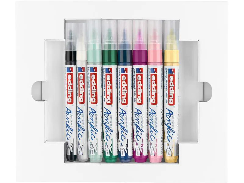 edding Acrylmarker Starter Set 8-teilig