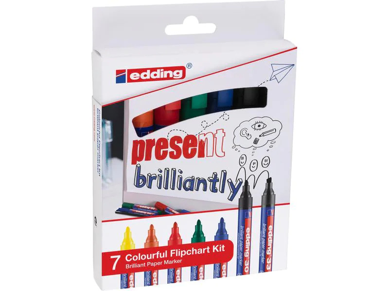edding Flipchart-Marker 30/33 7 Stück