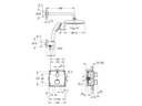 GROHE Duschsystem Grohtherm, Tempesta 210