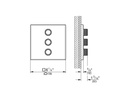 GROHE Thermostat Grohtherm SmartControl 43 mm, Chrom