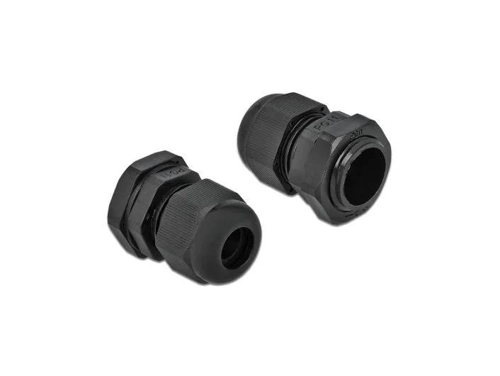 Delock Kabelverschraubung PG11, 19 mm 10 Stück, schwarz