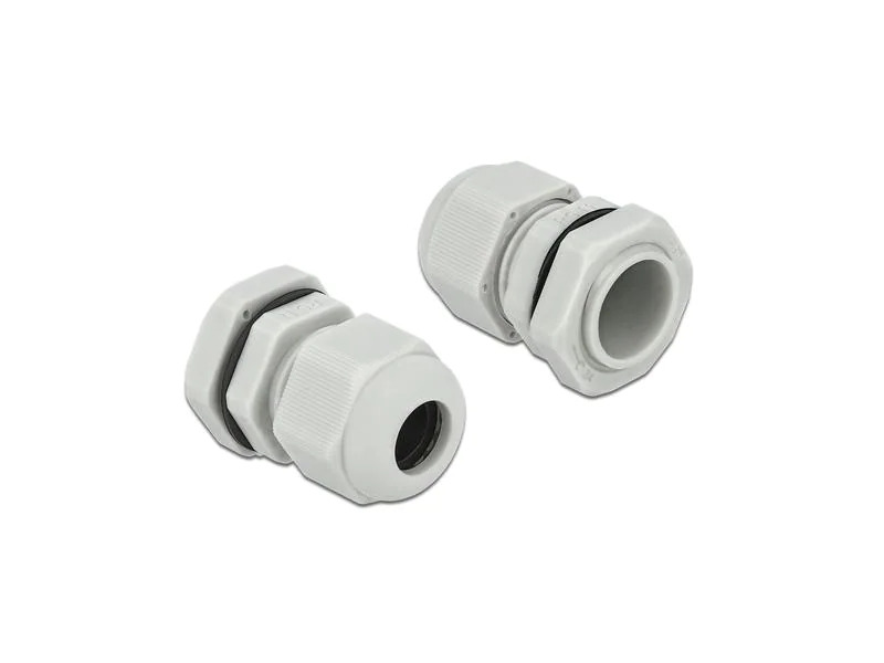 Delock Kabelverschraubung PG11, 22 mm 10 Stück, grau