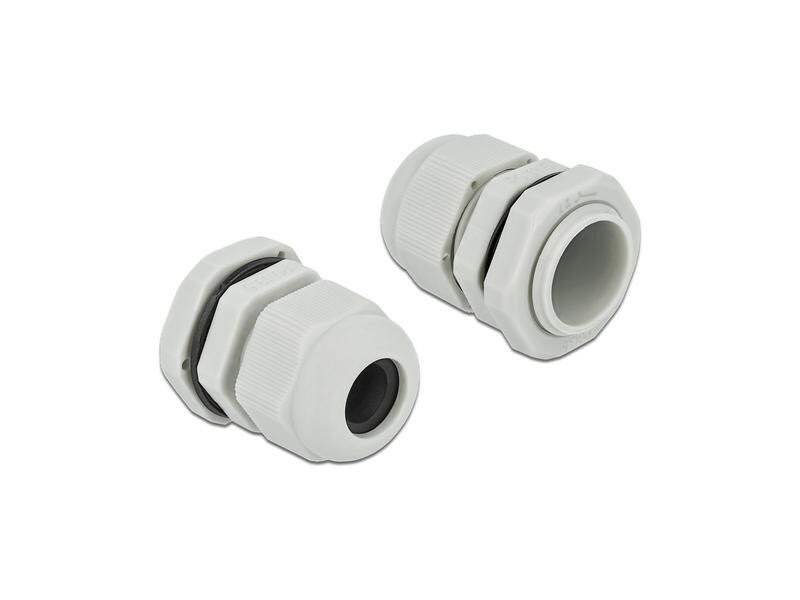 Delock Kabelverschraubung PG13.5, 24 mm 10 Stück, grau