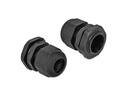 Delock Kabelverschraubung PG16, 27 mm 10 Stück, Schwarz