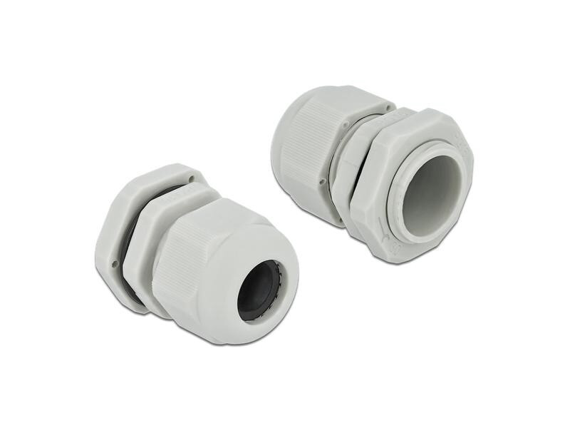 Delock Kabelverschraubung PG16, 27 mm 10 Stück, grau