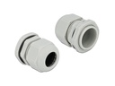 Delock Kabelverschraubung PG21, 33 mm 10 Stück, Grau