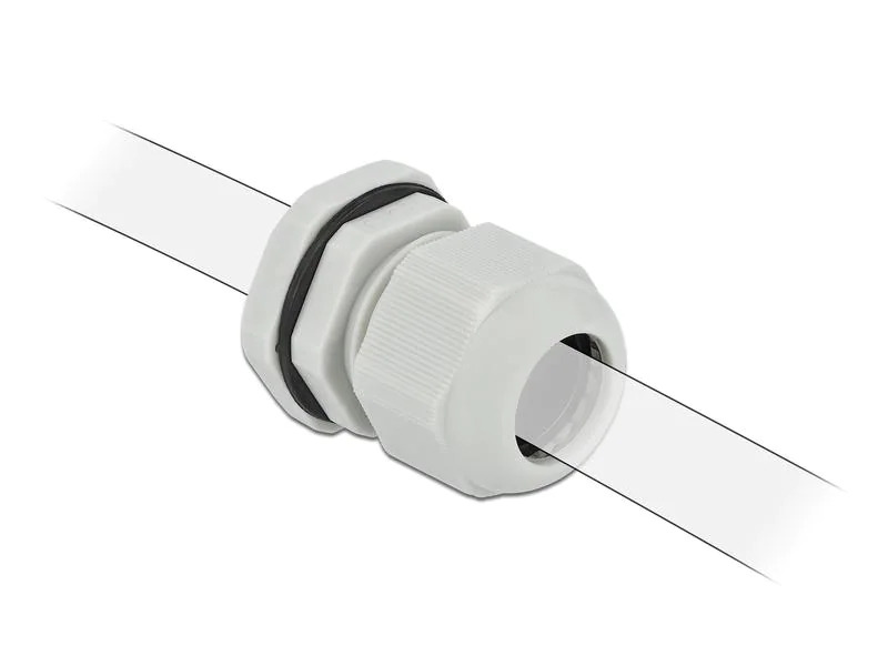 Delock Kabelverschraubung PG7, 15 mm 10 Stück, grau
