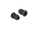 Delock Kabelverschraubung PG7, 15mm, 10 Stück, schwarz