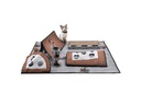 CanadianCat Katzen-Spielzeug Activity Teppich Coleen, 90 x 110 x 27.5 cm