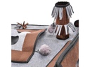 CanadianCat Katzen-Spielzeug Activity Teppich Coleen, 90 x 110 x 27.5 cm