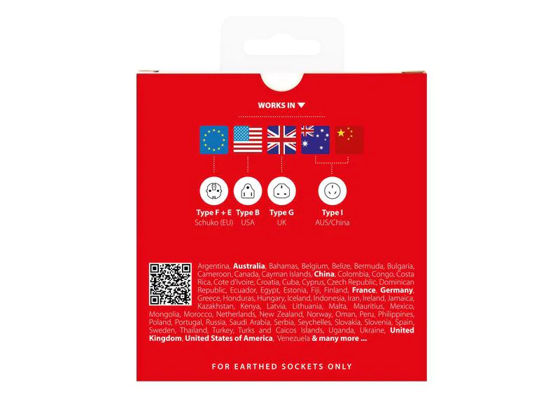 SKROSS Weltreiseadapter PRO Light – World