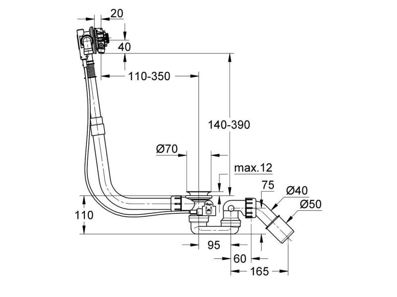 GROHE Wannengarnitur Talentofill 28991000