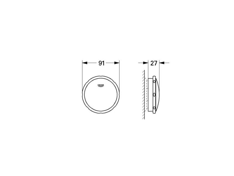 GROHE Wannengarnitur Talento 19025000